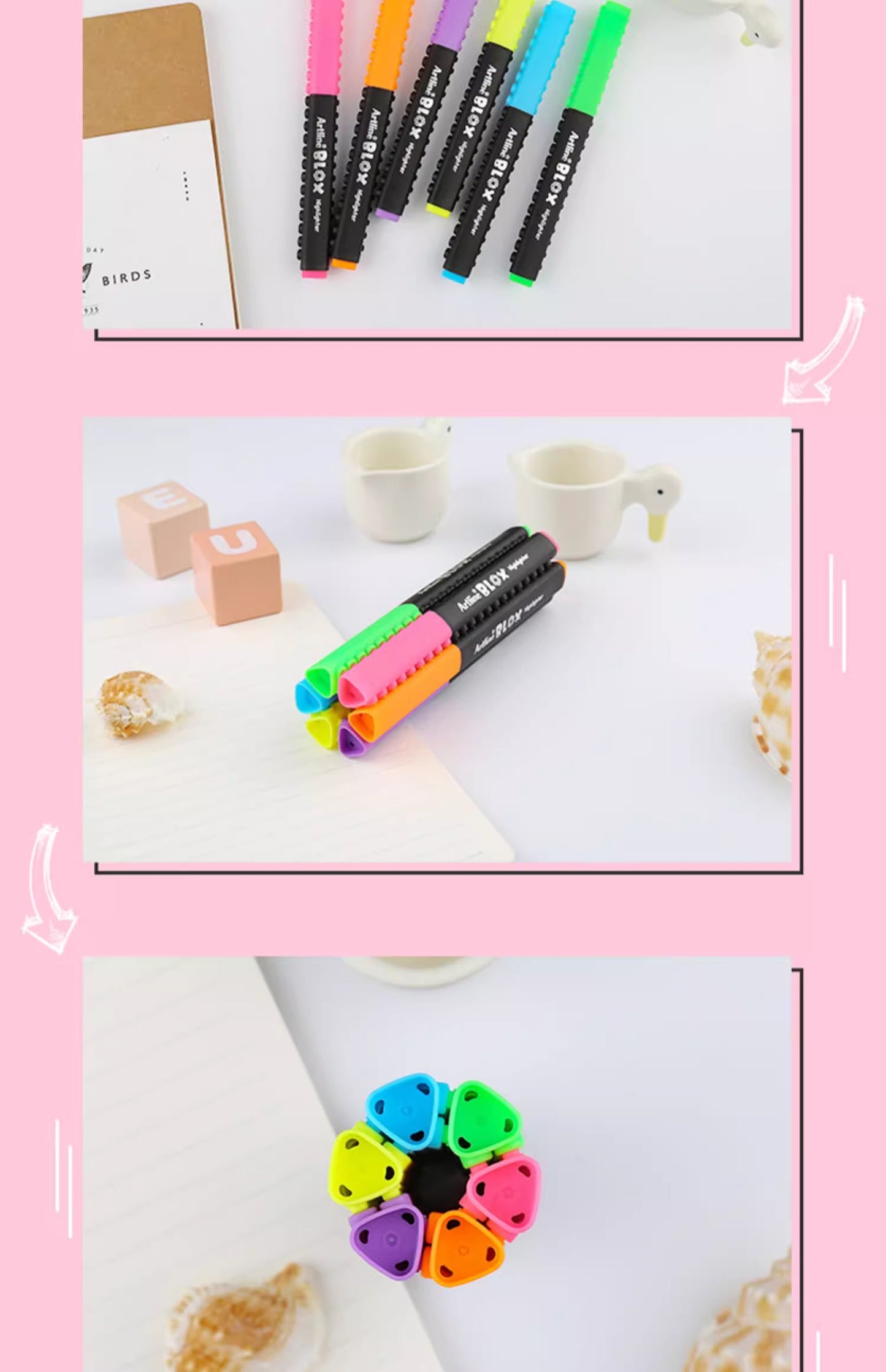 Splicing highlighter pen