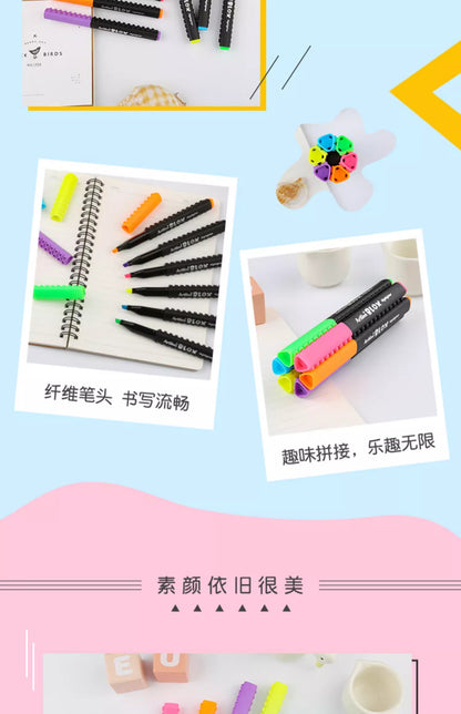 Splicing highlighter pen