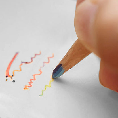 A pencil comes in seven colors