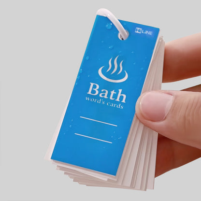 KUTSUWA|This is a waterproof word power card that can be used in the bath.