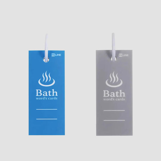 KUTSUWA|This is a waterproof word power card that can be used in the bath.
